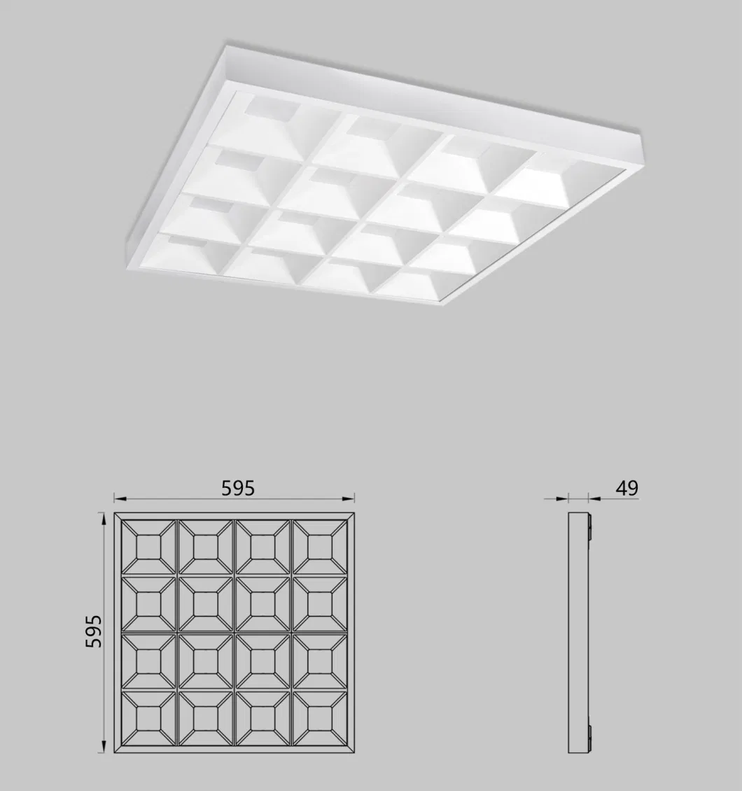 Grid LED Panel Light 600*600mm- Brother Product, Housing Available