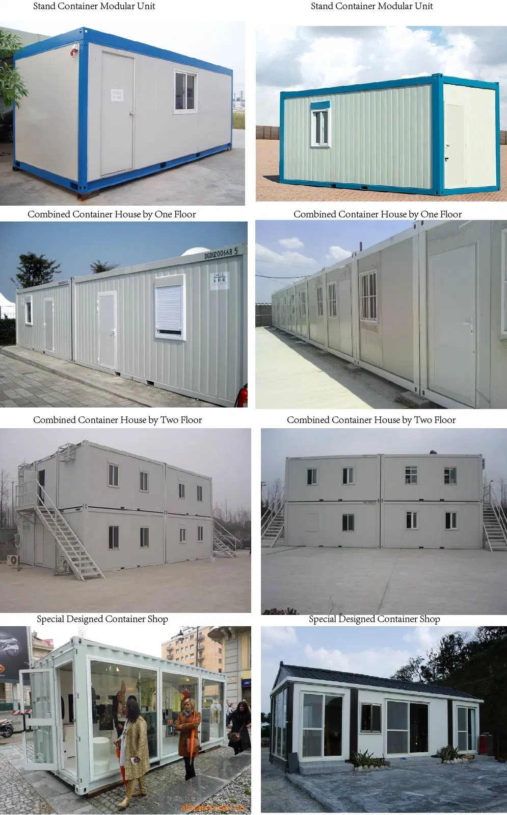 Prefab Steel Structure Container House Mobile Public Toilet