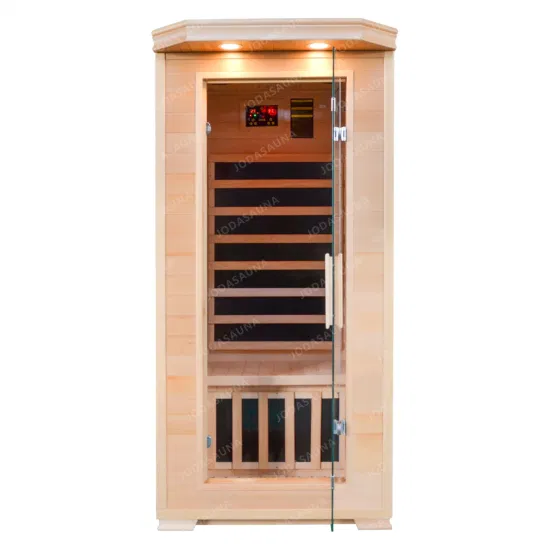 Home Indoor Wooden Hemlock 1 Person Infrared Sauna Room