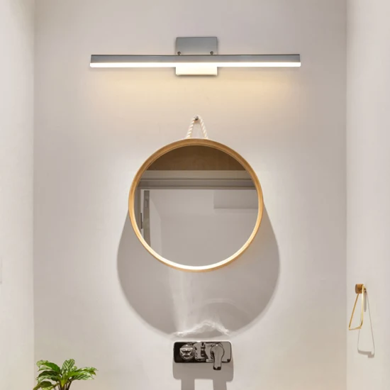Masivel Simple Line Design Home Decor Lighting LED Mirror Headlights Modern Mirror Front Wall Lamp