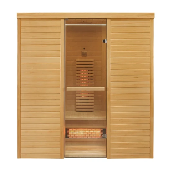 Indoor Hemlock Wood Full Spectrum Infrared Sauna Room
